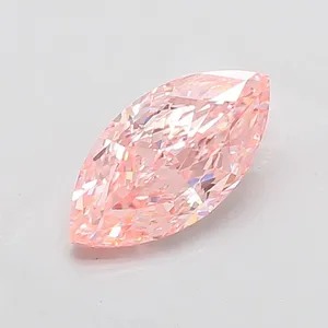 2.52ct MARQUISE Fancy Vivid Pink VVS2 Coloured Lab diamond