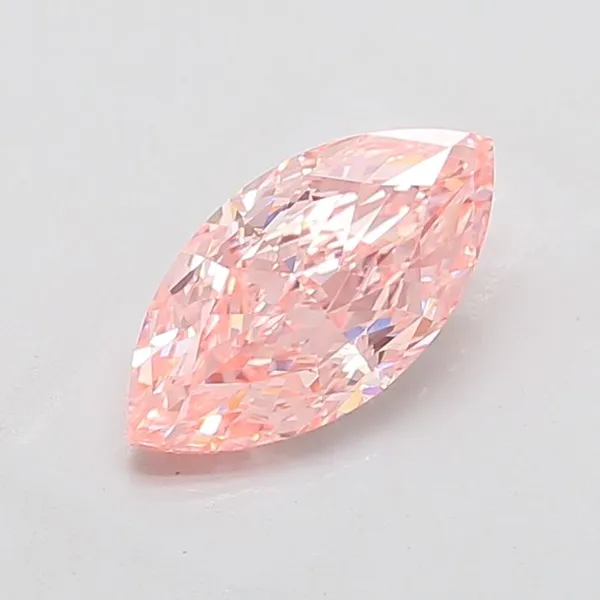 2.52ct MARQUISE Fancy Vivid Pink VVS2 Coloured Lab diamond