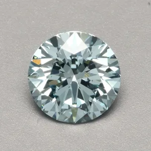 1.01ct ROUND Fancy Vivid Blue VS2 Coloured Lab diamond