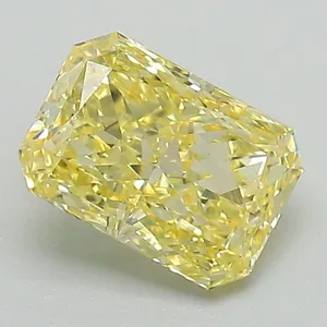 1.17ct RADIANT Fancy Intense Yellow VS1 Coloured Lab diamond