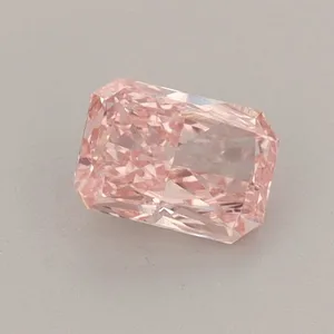 0.53ct RADIANT Fancy Vivid Pink VS1 Coloured Lab diamond