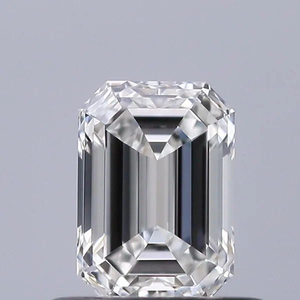 0.54ct EMERALD F VVS1 Natural diamond