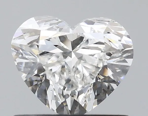 0.7ct HEART F VVS2 Natural diamond
