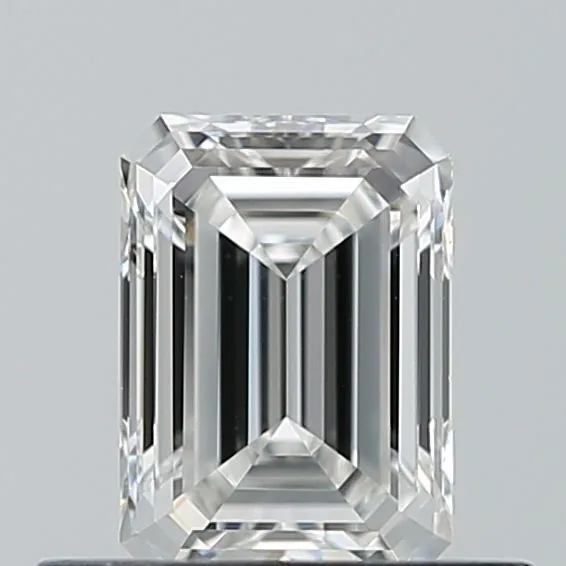 0.50ct EMERALD F VVS2 Natural diamond