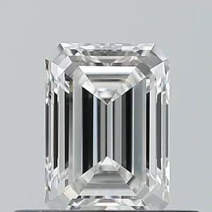 0.5ct EMERALD F VVS2 Natural diamond