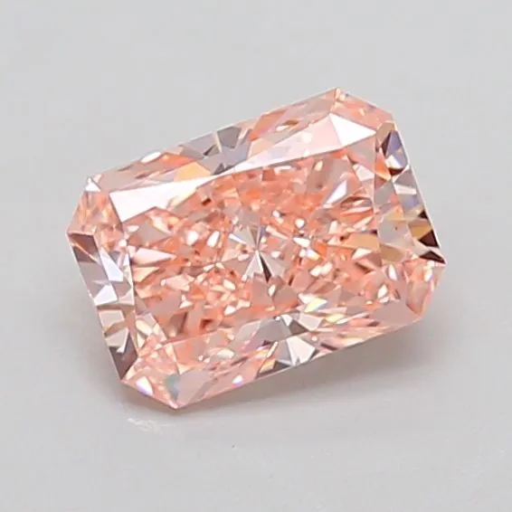 1.30ct RADIANT Fancy Vivid Pink VVS2 Coloured Lab diamond
