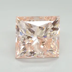5.07ct PRINCESS Fancy Intense Pink VVS2 Coloured Lab diamond