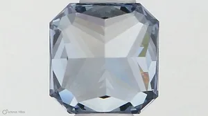 0.45ct RADIANT Fancy Vivid Blue VS2 Coloured Lab diamond