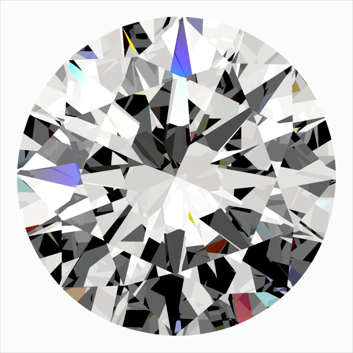 0.30ct ROUND H VVS2 Natural diamond