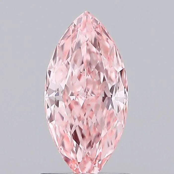 1.14ct MARQUISE Fancy Vivid Pink VVS2 Coloured Lab diamond