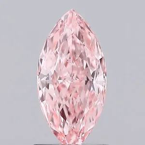 1.14ct MARQUISE Fancy Vivid Pink VVS2 Coloured Lab diamond
