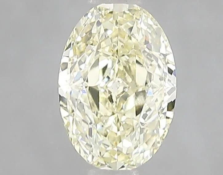 1.11ct OVAL Fancy Yellow VS1 Coloured Lab diamond