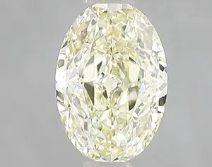 1.11ct OVAL Fancy Yellow VS1 Coloured Lab diamond