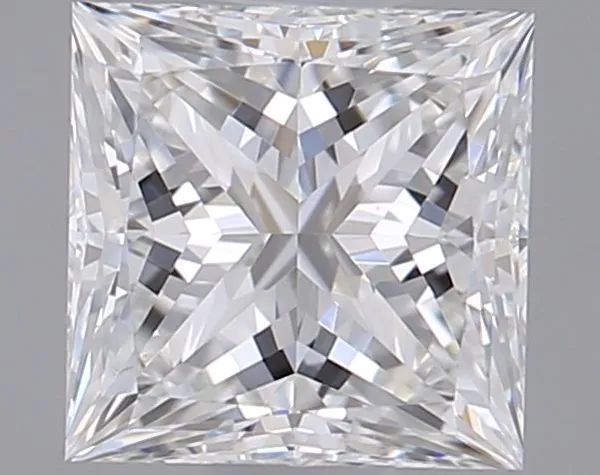 0.5ct PRINCESS F VVS2 Natural diamond