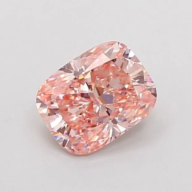 1.31ct CUSHION Fancy Intense Pink VVS2 Coloured Lab diamond