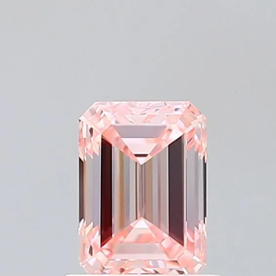 1.01ct EMERALD Fancy Intense Pink VVS2 Coloured Lab diamond