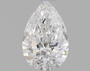 0.4ct PEAR D VS2 Natural diamond