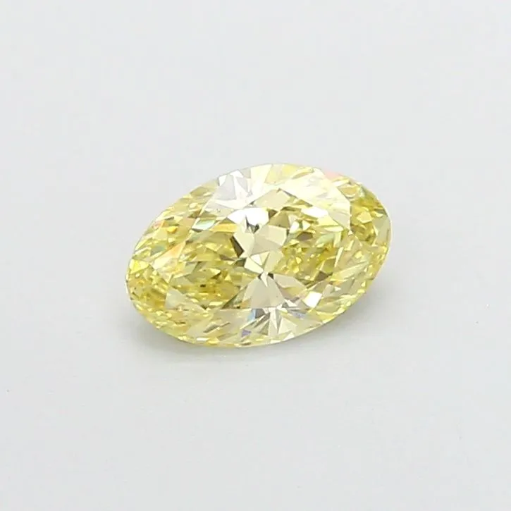 1.05ct OVAL Fancy Yellow VS1 Coloured Lab diamond
