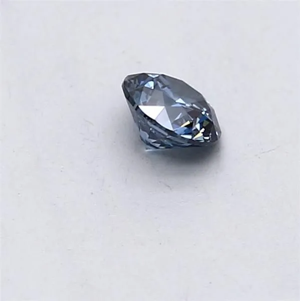 0.30ct ROUND Fancy Vivid Blue VS2 Coloured Lab diamond