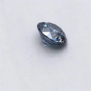0.3ct ROUND Fancy Vivid Blue VS2 Coloured Lab diamond