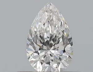 0.35ct PEAR D VVS2 Natural diamond