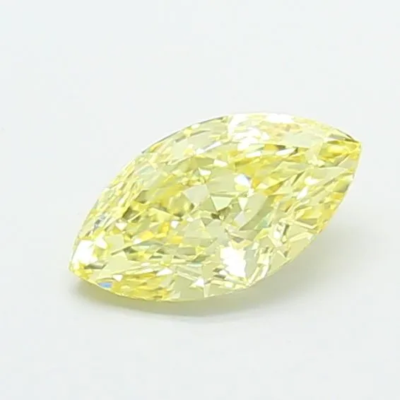 1.06ct MARQUISE Fancy Yellow VVS1 Coloured Lab diamond