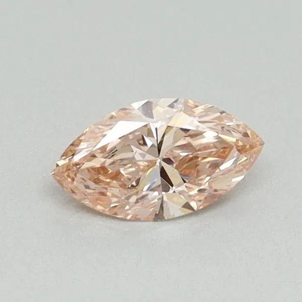 0.34ct MARQUISE Fancy Intense Pink VS2 Coloured Lab diamond