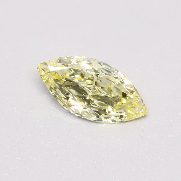 1ct MARQUISE Fancy Yellow VS1 Coloured Lab diamond