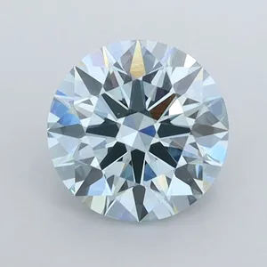 1.02ct ROUND Fancy Blue VVS2 Coloured Lab diamond