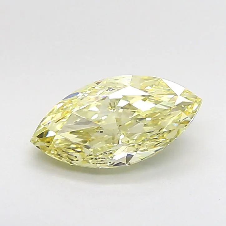 1.50ct MARQUISE Fancy Light Yellow VS1 Coloured Lab diamond