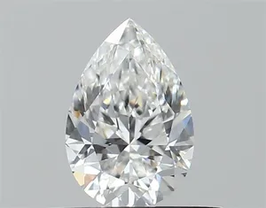 0.4ct PEAR F VVS2 Natural diamond