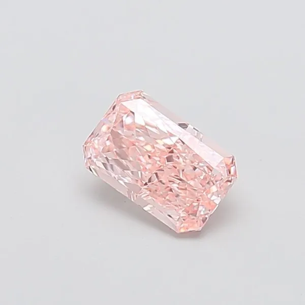 1.09ct RADIANT Fancy Intense Pink VVS2 Coloured Lab diamond