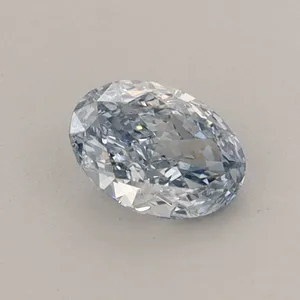 0.46ct OVAL Fancy Intense Blue VS1 Coloured Lab diamond