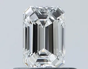 0.51ct EMERALD F VVS1 Natural diamond