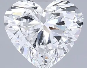 0.98ct HEART E VVS1 Lab diamond
