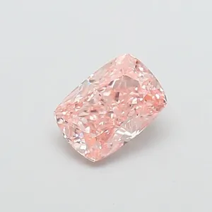 1.16ct CUSHION Fancy Intense Pink VS2 Coloured Lab diamond