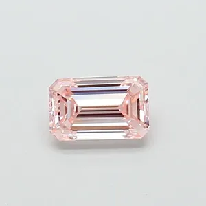1ct EMERALD Fancy Intense Pink VS1 Coloured Lab diamond