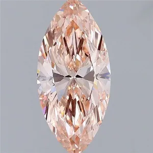 1.53ct MARQUISE Fancy Vivid Pink VS1 Coloured Lab diamond