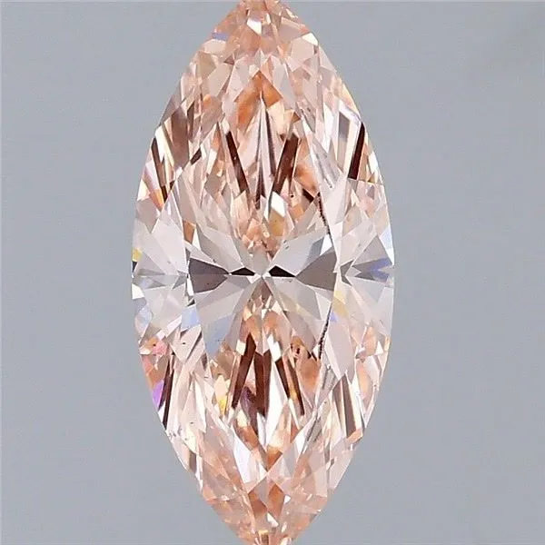 1.53ct MARQUISE Fancy Vivid Pink VS1 Coloured Lab diamond