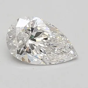0.8ct PEAR D VVS2 Lab diamond
