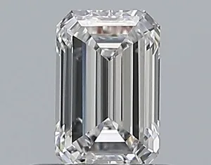 0.51ct EMERALD E VVS1 Natural diamond