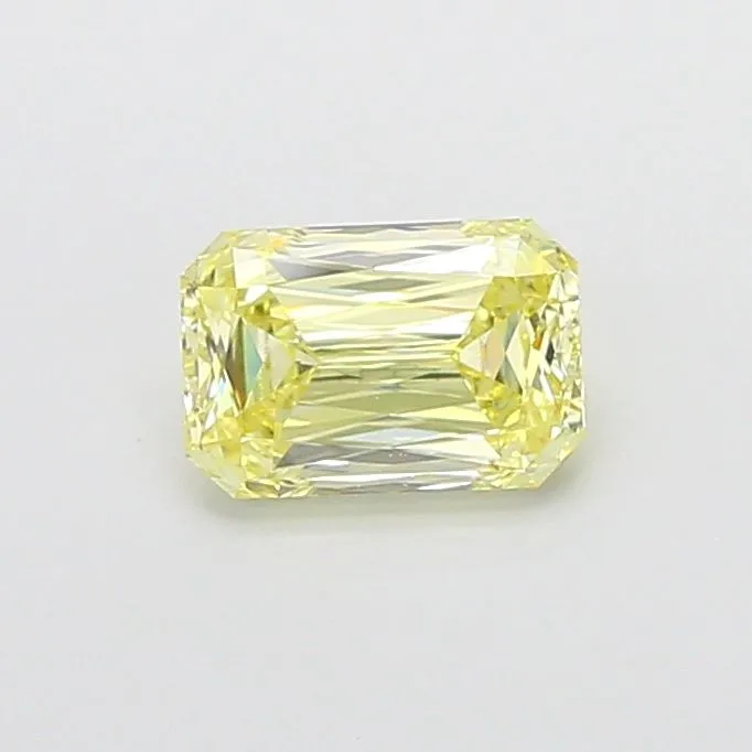 1.06ct RADIANT Fancy Yellow VVS2 Coloured Lab diamond