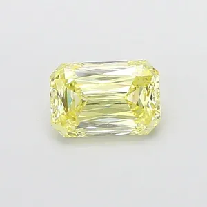 1.06ct RADIANT Fancy Yellow VVS2 Coloured Lab diamond