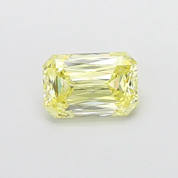 1.06ct RADIANT Fancy Yellow VVS2 Coloured Lab diamond