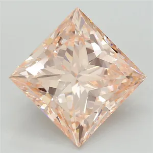 4.04ct PRINCESS Fancy Intense Pink VS2 Coloured Lab diamond