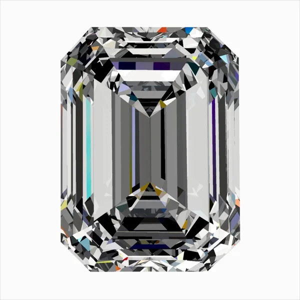 0.3ct EMERALD D VVS1 Natural diamond