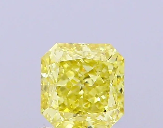 1.00ct RADIANT Fancy Intense Yellow VS1 Coloured Lab diamond