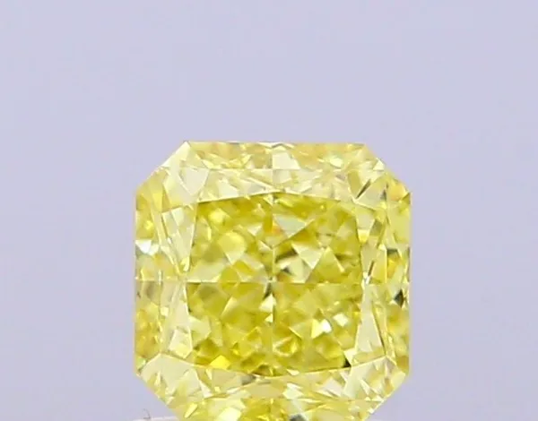 1ct RADIANT Fancy Intense Yellow VS1 Coloured Lab diamond