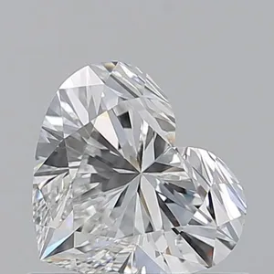 0.74ct HEART F VVS2 Natural diamond