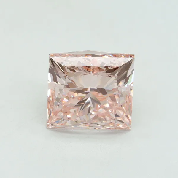 5.01ct PRINCESS Fancy Intense Pink VS2 Coloured Lab diamond